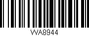 Código de barras (EAN, GTIN, SKU, ISBN): 'WA8944'