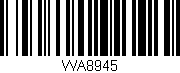 Código de barras (EAN, GTIN, SKU, ISBN): 'WA8945'