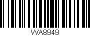Código de barras (EAN, GTIN, SKU, ISBN): 'WA8949'