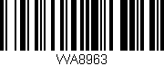 Código de barras (EAN, GTIN, SKU, ISBN): 'WA8963'