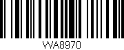 Código de barras (EAN, GTIN, SKU, ISBN): 'WA8970'