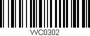 Código de barras (EAN, GTIN, SKU, ISBN): 'WC0302'