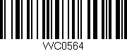 Código de barras (EAN, GTIN, SKU, ISBN): 'WC0564'