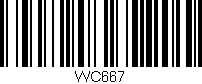 Código de barras (EAN, GTIN, SKU, ISBN): 'WC667'