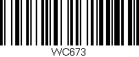 Código de barras (EAN, GTIN, SKU, ISBN): 'WC673'