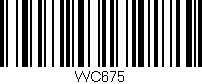 Código de barras (EAN, GTIN, SKU, ISBN): 'WC675'