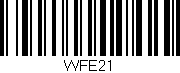 Código de barras (EAN, GTIN, SKU, ISBN): 'WFE21'