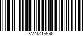 Código de barras (EAN, GTIN, SKU, ISBN): 'WINS15548'