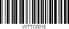 Código de barras (EAN, GTIN, SKU, ISBN): 'WTTC0016'