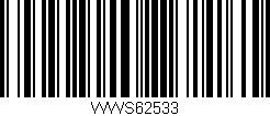 Código de barras (EAN, GTIN, SKU, ISBN): 'WWS62533'