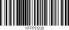 Código de barras (EAN, GTIN, SKU, ISBN): 'XFPPD028'