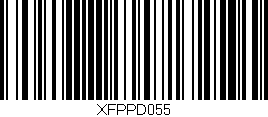 Código de barras (EAN, GTIN, SKU, ISBN): 'XFPPD055'