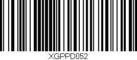 Código de barras (EAN, GTIN, SKU, ISBN): 'XGPPD052'