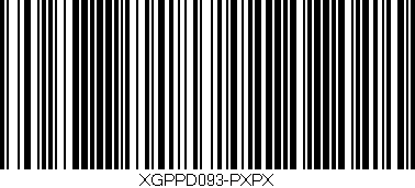 Código de barras (EAN, GTIN, SKU, ISBN): 'XGPPD093-PXPX'