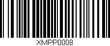 Código de barras (EAN, GTIN, SKU, ISBN): 'XMPP0008'