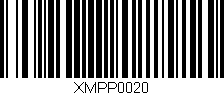 Código de barras (EAN, GTIN, SKU, ISBN): 'XMPP0020'