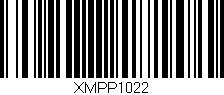 Código de barras (EAN, GTIN, SKU, ISBN): 'XMPP1022'