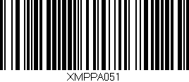 Código de barras (EAN, GTIN, SKU, ISBN): 'XMPPA051'