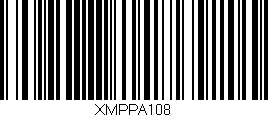 Código de barras (EAN, GTIN, SKU, ISBN): 'XMPPA108'