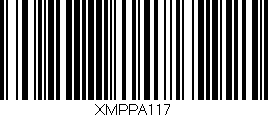 Código de barras (EAN, GTIN, SKU, ISBN): 'XMPPA117'