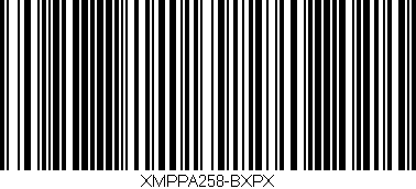 Código de barras (EAN, GTIN, SKU, ISBN): 'XMPPA258-BXPX'