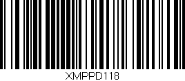 Código de barras (EAN, GTIN, SKU, ISBN): 'XMPPD118'