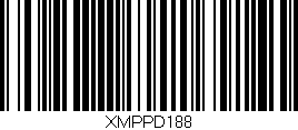 Código de barras (EAN, GTIN, SKU, ISBN): 'XMPPD188'