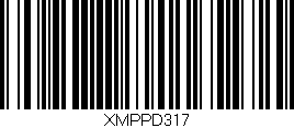 Código de barras (EAN, GTIN, SKU, ISBN): 'XMPPD317'