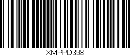 Código de barras (EAN, GTIN, SKU, ISBN): 'XMPPD398'