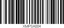 Código de barras (EAN, GTIN, SKU, ISBN): 'XMPSA004'