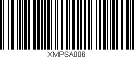 Código de barras (EAN, GTIN, SKU, ISBN): 'XMPSA006'
