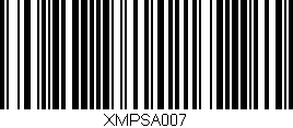 Código de barras (EAN, GTIN, SKU, ISBN): 'XMPSA007'
