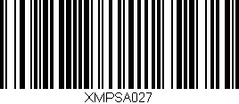 Código de barras (EAN, GTIN, SKU, ISBN): 'XMPSA027'