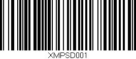 Código de barras (EAN, GTIN, SKU, ISBN): 'XMPSD001'