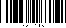 Código de barras (EAN, GTIN, SKU, ISBN): 'XMSS1005'