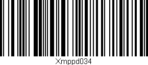 Código de barras (EAN, GTIN, SKU, ISBN): 'Xmppd034'