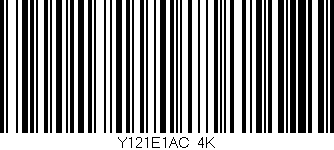 Código de barras (EAN, GTIN, SKU, ISBN): 'Y121E1AC/4K'