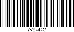 Código de barras (EAN, GTIN, SKU, ISBN): 'YVS444G'