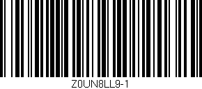 Código de barras (EAN, GTIN, SKU, ISBN): 'Z0UN8LL9-1'