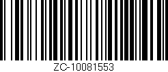 Código de barras (EAN, GTIN, SKU, ISBN): 'ZC-10081553'