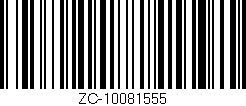 Código de barras (EAN, GTIN, SKU, ISBN): 'ZC-10081555'