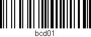 Código de barras (EAN, GTIN, SKU, ISBN): 'bcd01'