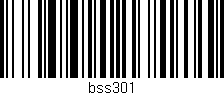 Código de barras (EAN, GTIN, SKU, ISBN): 'bss301'