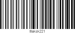 Código de barras (EAN, GTIN, SKU, ISBN): 'lllaksk221'