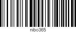 Código de barras (EAN, GTIN, SKU, ISBN): 'nibo365'