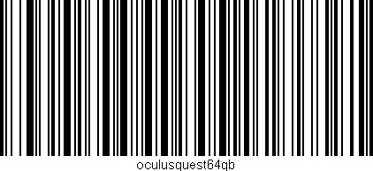 Código de barras (EAN, GTIN, SKU, ISBN): 'oculusquest64gb'