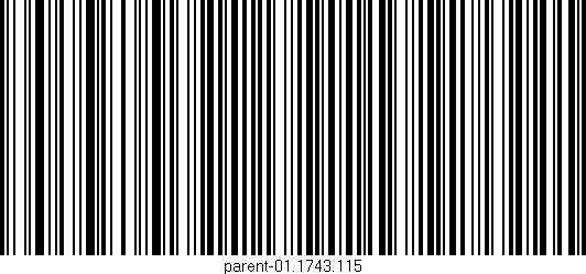 Código de barras (EAN, GTIN, SKU, ISBN): 'parent-01.1743.115'