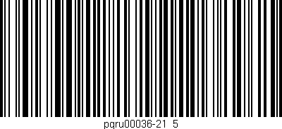 Código de barras (EAN, GTIN, SKU, ISBN): 'pgru00036-21_5'