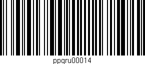 Código de barras (EAN, GTIN, SKU, ISBN): 'ppgru00014'