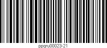 Código de barras (EAN, GTIN, SKU, ISBN): 'ppgru00023-21'